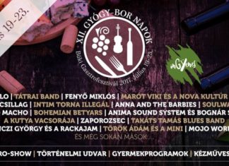 XII. Gyógy- Bor Napok – Büki Gasztrofesztivál részletes programja