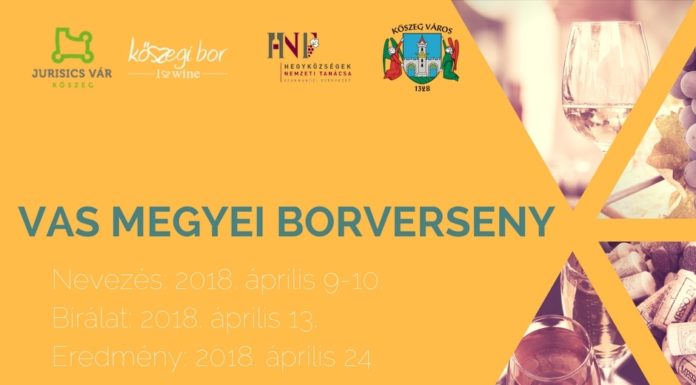 Vas Megyei Borverseny felhívás