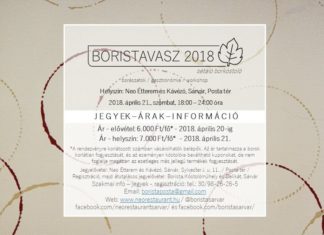 Boristavasz 2018 / Sétáló borkóstoló