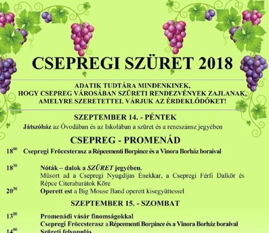 Csepregi Szüret 2018