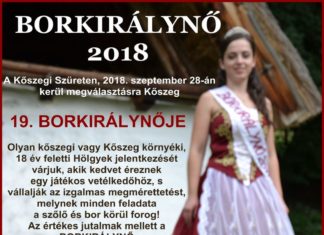 Legyél borkirálynő 2018-ban