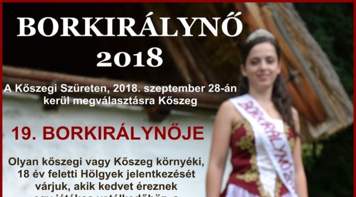 Legyél borkirálynő 2018-ban