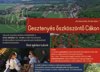 Gesztenyés őszköszöntő Cákon