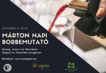 Márton napi borbemutató