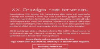 XX. Országos rozé borverseny