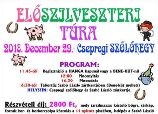 Előszilveszteri túra