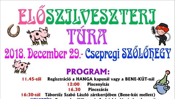 Előszilveszteri túra