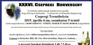 36. Csepregi Borverseny