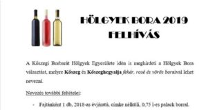 Hölgyek bora felhívás