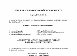 Soproni Borvidéki Borversenye 2019