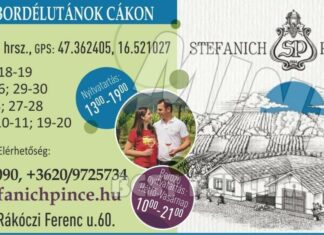 Hétvégi Bordélutánok Cákon a Stefanich Pincészetnél