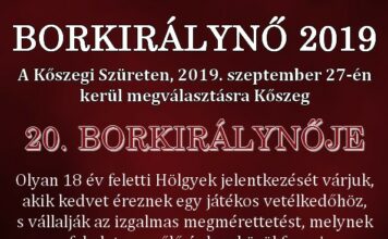 Legyél borkirálynő 2019-ben