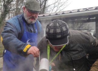 A lankákon feltűnő hegyi hintó a csepregi borturizmus jellegzetessége