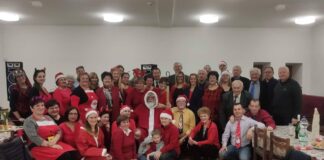 Szteppelő Mikulás Krampuszin