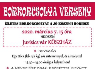 Borkorcsolya verseny 2020