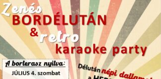 Retro karaoke party a szőlőhegyen
