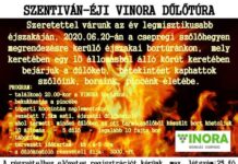 Szentiván-éji VINORA dűlőtúra