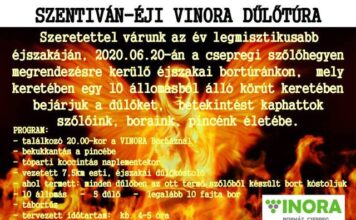 Szentiván-éji VINORA dűlőtúra