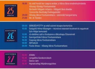 Főtéri Szüret Kőszegen szeptember 25-27.