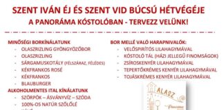 Szent Iván éj és Szent Vid Búcsú hétvégéje