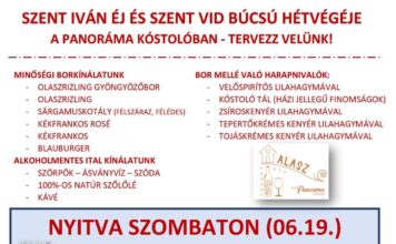 Szent Iván éj és Szent Vid Búcsú hétvégéje