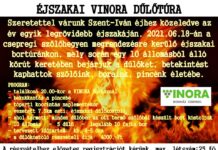 Szentivánéji bortúra a Vinorában
