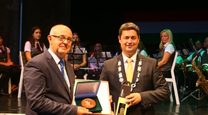 Kőszeg Városért Díjat kapott Láng József