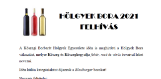 Hölgyek Bora felhívás 2021