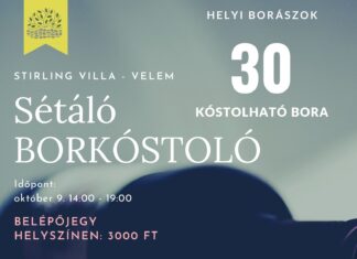 8 borász a Villában – sétáló kóstoló (ELAMARD)