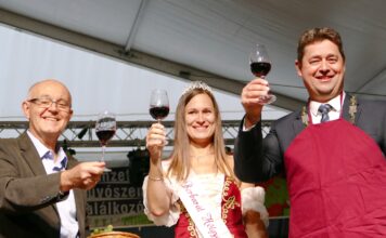 A Láng-pincészet 2021-es évjáratú Syrah bora nyerte el a város bora címet Kőszegen – a szüret megnyitóján hirdettek eredményt
