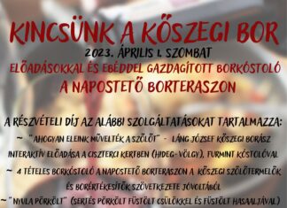 4 tételes borkóstoló “nyula-pörkölttel” a Napostető Borteraszon