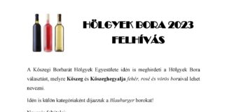 Hölgyek Bora 2023 Felhívás