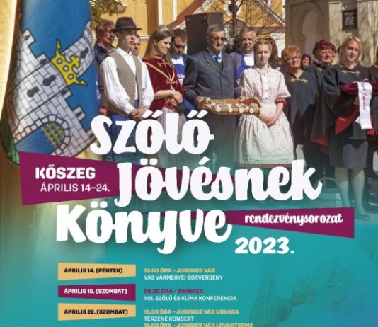 Szőlő Jövésnek Könyve 2023