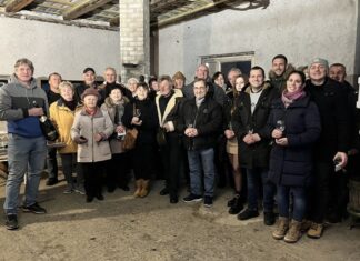 Együtt búcsúztatták az Óévet Csepregen a Boros gazdák és Borhölgyek