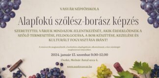 Alapfokú szőlész-borász ismeretek 2023