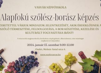 Alapfokú szőlész-borász ismeretek 2023