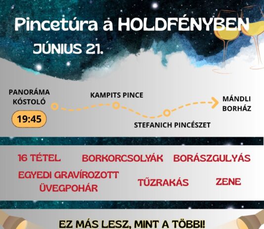 Pincetúra a holdfényben