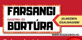 Farsangi gasztro- és bortúra 2026
