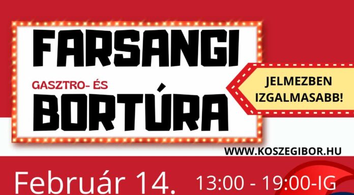 Farsangi gasztro- és bortúra 2026