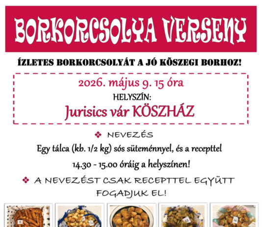 Borkorcsolya verseny 2026
