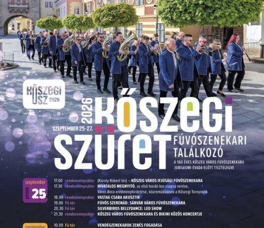 Kőszegi Szüret és Fúvószenekari Találkozó 2026