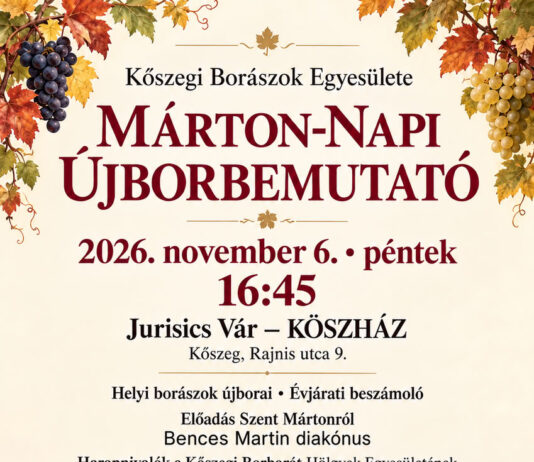 Márton-napi újborbemutató Kőszegen
